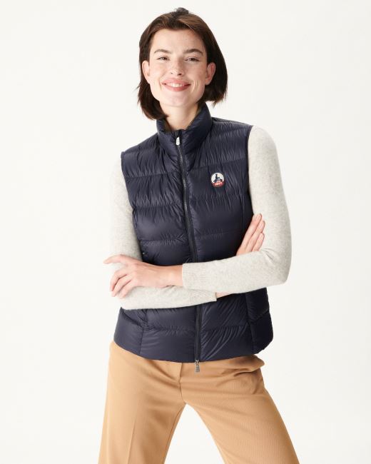 Extreme Cold Sleeveless Down Jacket Marine Sab Jott