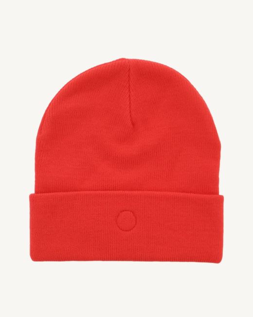 Fire Red Beanie Jim Jott