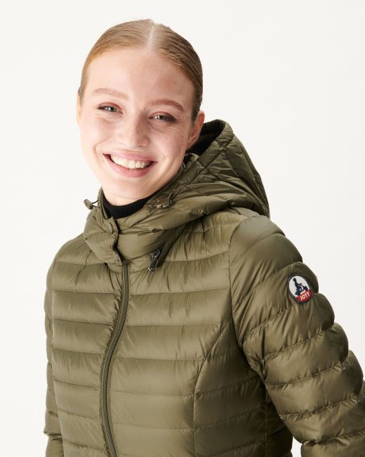 Hooded Down Jacket Army Nour Jott