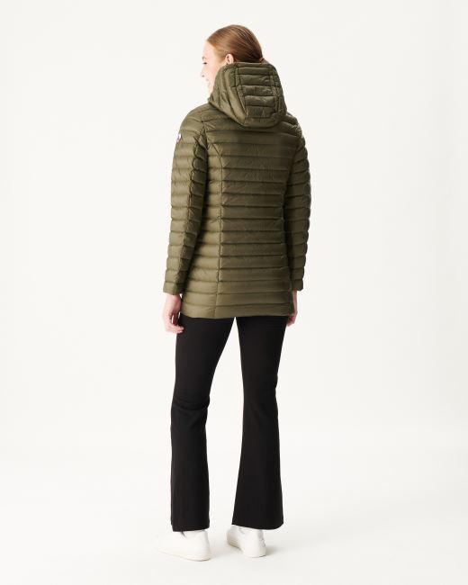 Hooded Down Jacket Army Nour Jott