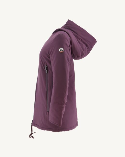 Hooded Down Jacket Aubergine Siberie Jott