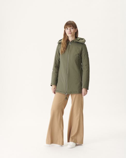 Hooded Down Jacket Jott Army Siberie