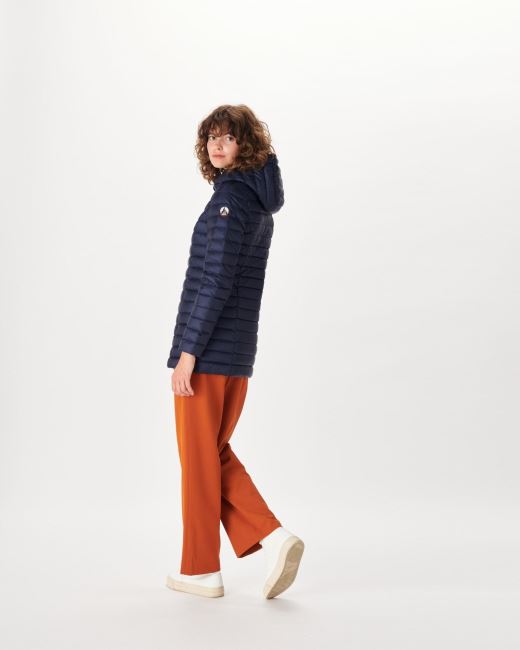 Hooded Down Jacket Marine Nour Jott
