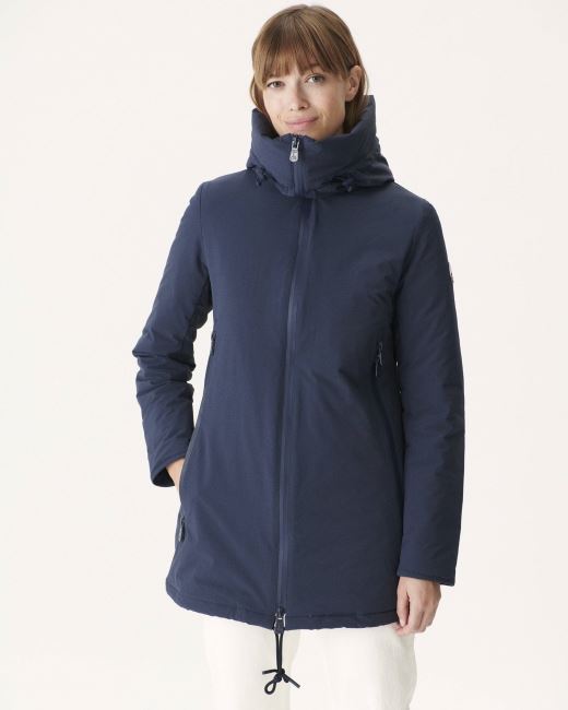 Hooded Down Jacket Marine Siberie Jott