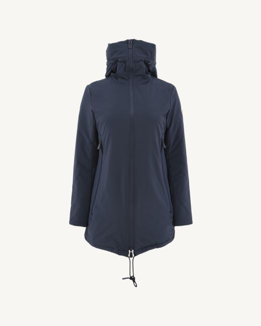Hooded Down Jacket Marine Siberie Jott