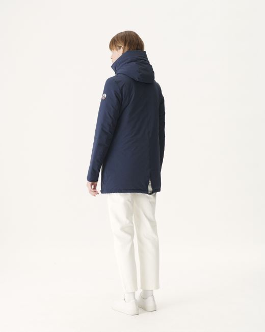 Hooded Down Jacket Marine Siberie Jott