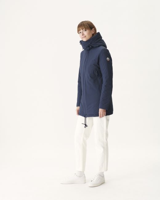 Hooded Down Jacket Marine Siberie Jott