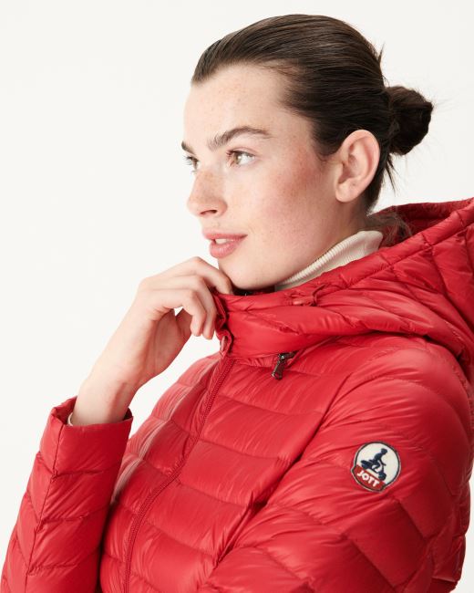 Hooded Down Jacket Rouge Nour Jott