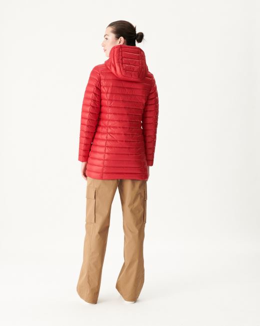 Hooded Down Jacket Rouge Nour Jott