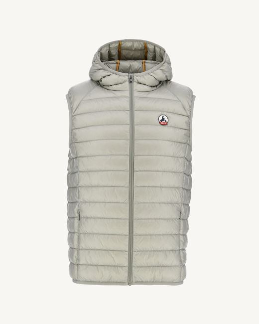 Hooded Sleeveless Down Jacket Sauge Pat Jott