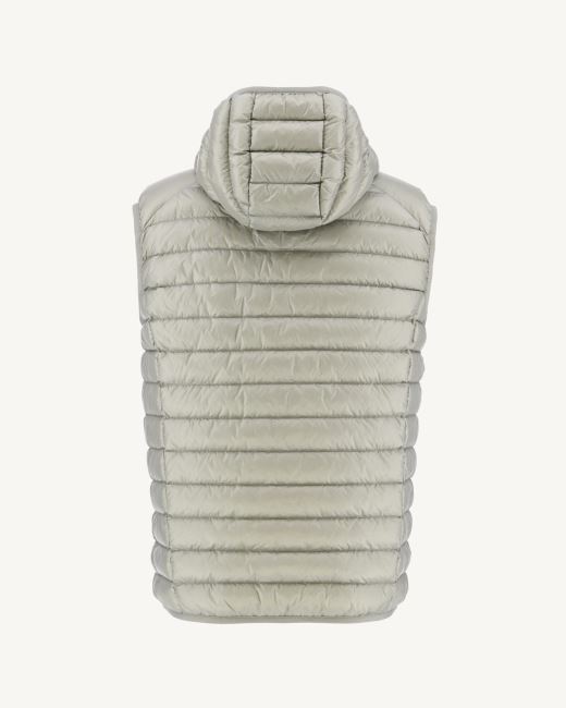 Hooded Sleeveless Down Jacket Sauge Pat Jott