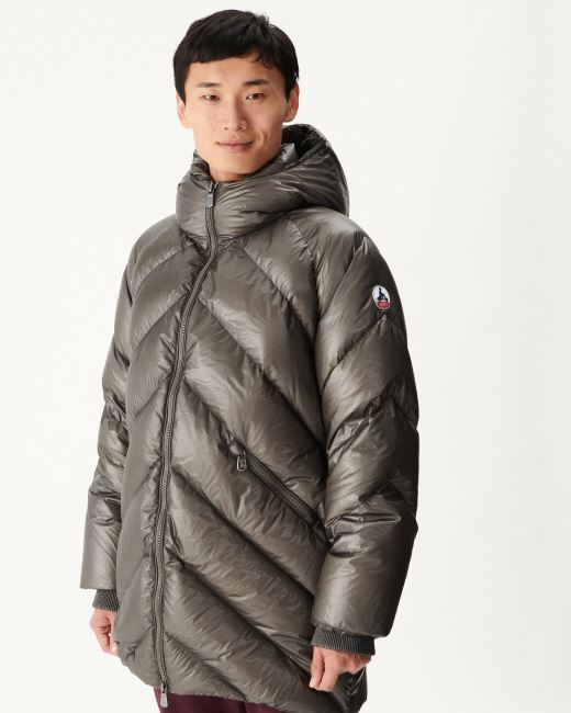 Jott Anthracite Extreme Cold Hooded Down Jacket Blaze