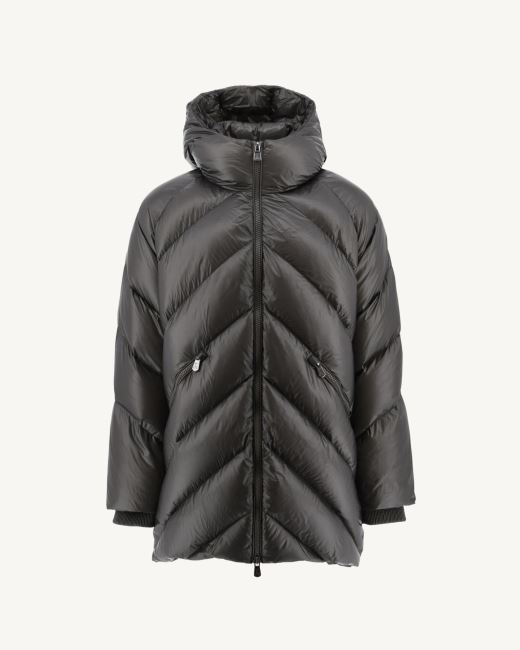 Jott Anthracite Extreme Cold Hooded Down Jacket Blaze