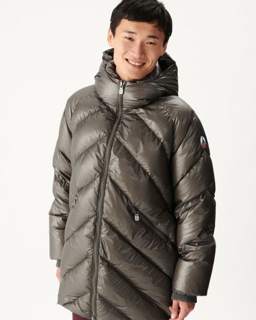 Jott Anthracite Extreme Cold Hooded Down Jacket Blaze