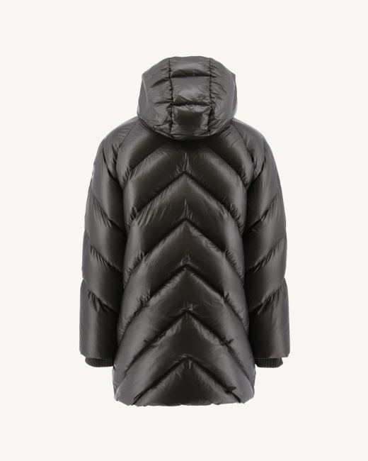 Jott Anthracite Extreme Cold Hooded Down Jacket Blaze