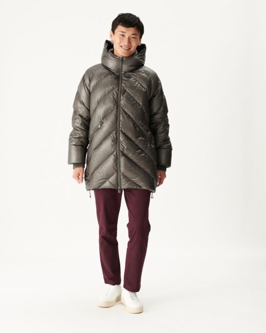 Jott Anthracite Extreme Cold Hooded Down Jacket Blaze