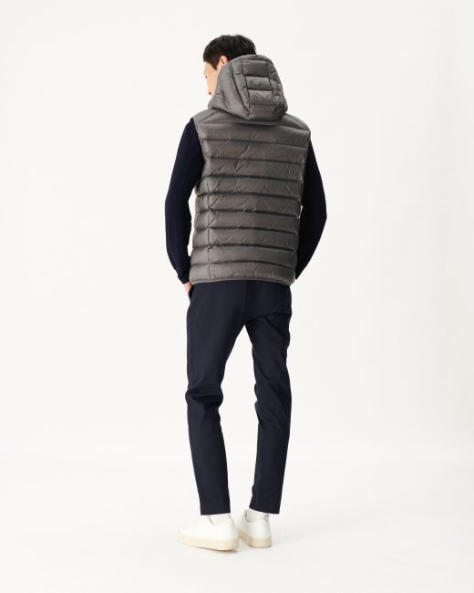 Jott Anthracite Extreme Cold Sleevless Down Jacket Silver