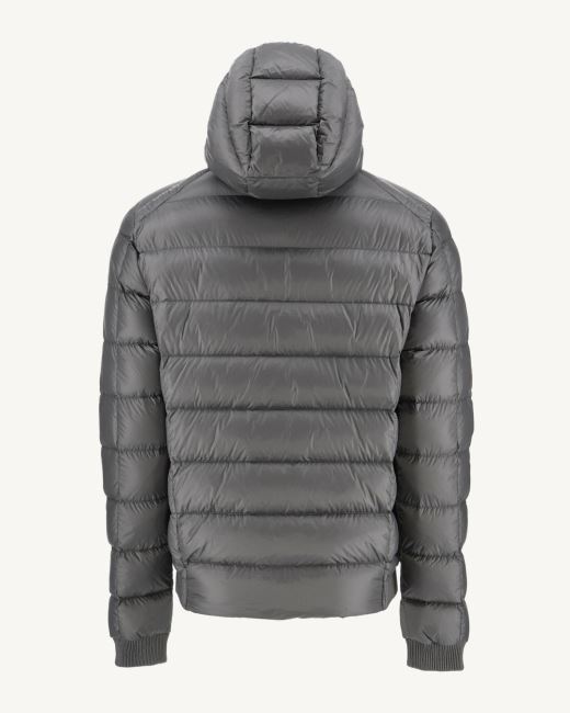 Jott Anthracite Hooded Down Jacket Nat