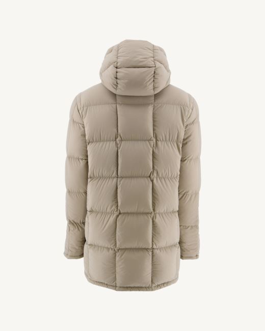 Jott Army/Beige Extreme Cold Reversible Hooded Down Jacket Toronto