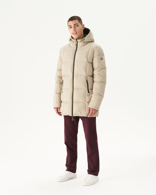 Jott Army/Beige Extreme Cold Reversible Hooded Down Jacket Toronto