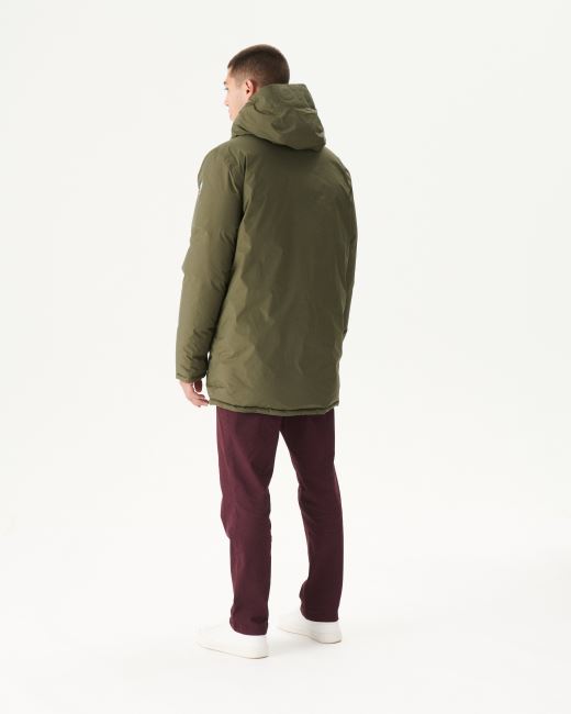 Jott Army/Beige Extreme Cold Reversible Hooded Down Jacket Toronto