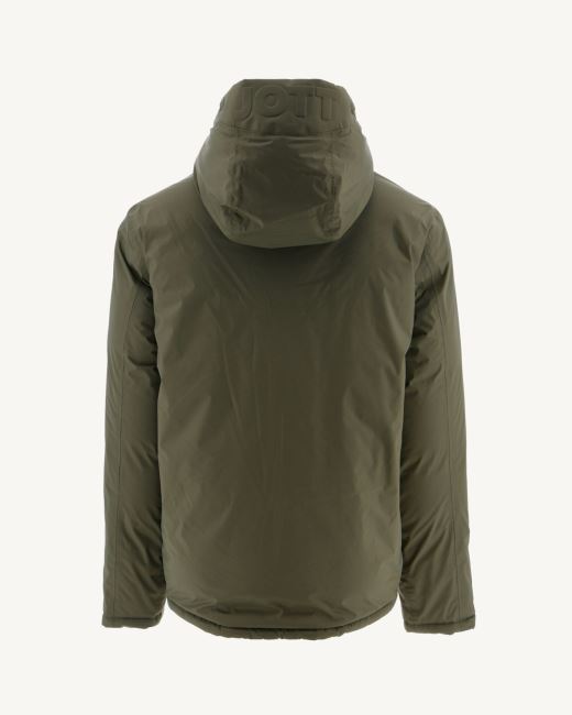 Jott Army/Sauge Extreme Cold Hooded Reversible Down Jacket Jacket Aspen