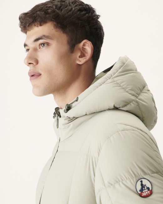 Jott Army/Sauge Extreme Cold Hooded Reversible Down Jacket Jacket Aspen