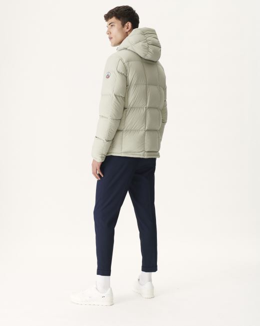 Jott Army/Sauge Extreme Cold Hooded Reversible Down Jacket Jacket Aspen