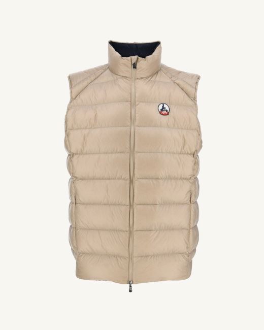 Jott Beige Extreme Cold Sleevless Down Jacket Tim