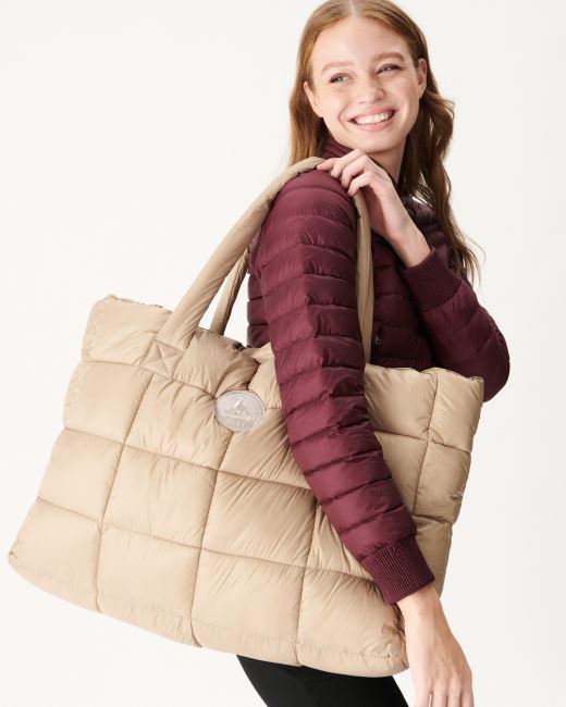 Jott Beige Shopping Bag Leika