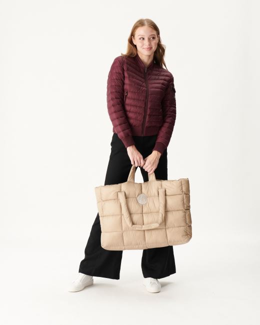 Jott Beige Shopping Bag Leika