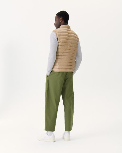 Jott Beige Sleeveless Down Jacket Tom