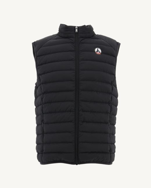 Jott Black Arafo Stretch Sleeveless Puffer Jacket