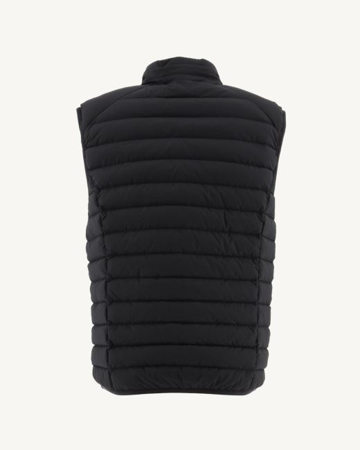 Jott Black Arafo Stretch Sleeveless Puffer Jacket