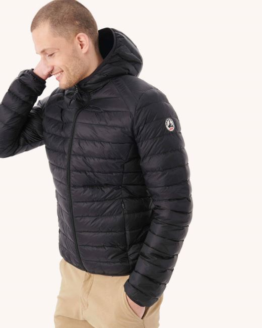 Jott Black Lightweight Down Jacket Nico