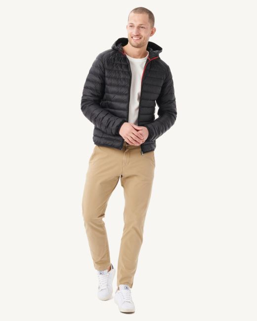 Jott Black Lightweight Down Jacket Nico