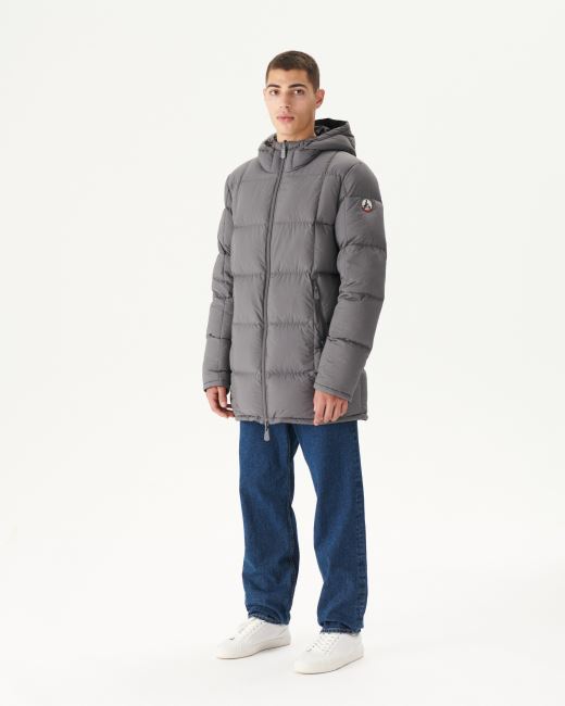 Jott Black/Anthracite Warm Hooded Down Jacket Toronto