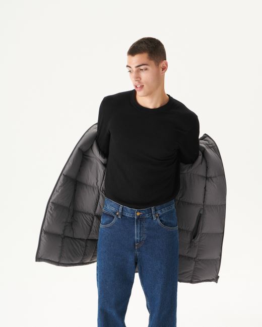 Jott Black/Anthracite Warm Hooded Down Jacket Toronto