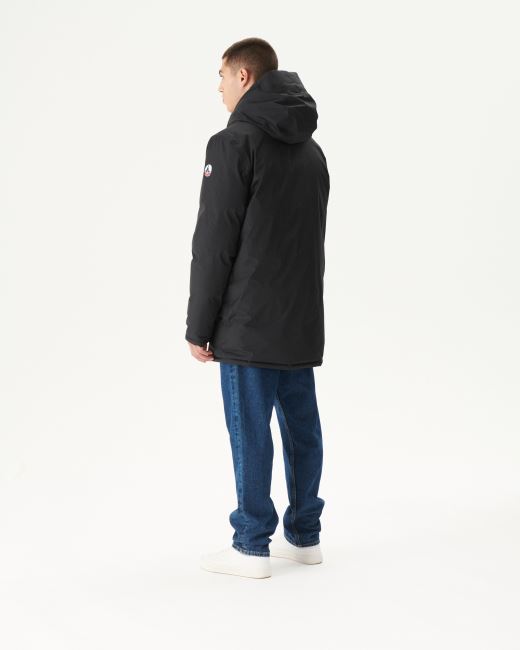Jott Black/Anthracite Warm Hooded Down Jacket Toronto