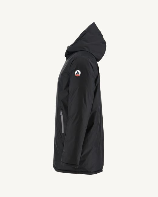 Jott Black/Anthracite Warm Hooded Down Jacket Toronto