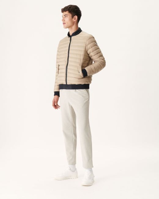 Jott Black/Beige Reversible Down Jacket Bombay