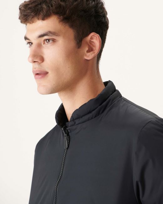 Jott Black/Beige Reversible Down Jacket Bombay