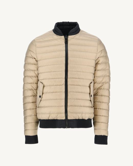Jott Black/Beige Reversible Down Jacket Bombay
