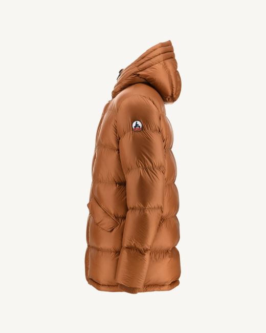 Jott Caramel Extreme Cold Hooded Down Jacket Dakhla