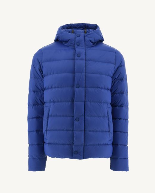 Jott Dark Denim Jorge Hooded Puffer Jacket