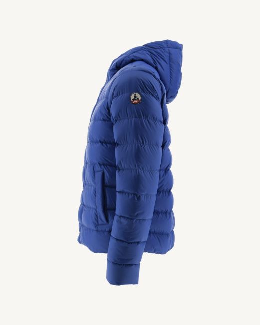 Jott Dark Denim Jorge Hooded Puffer Jacket