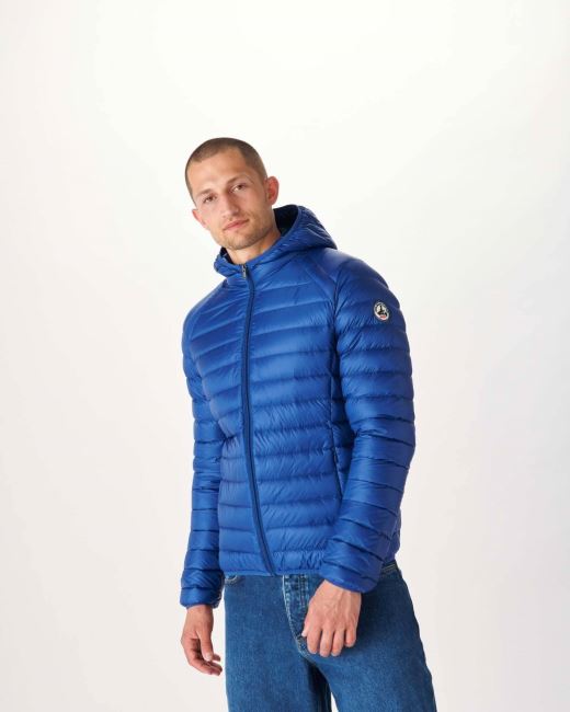 Jott Dark Denim Lightweight Down Jacket Nico
