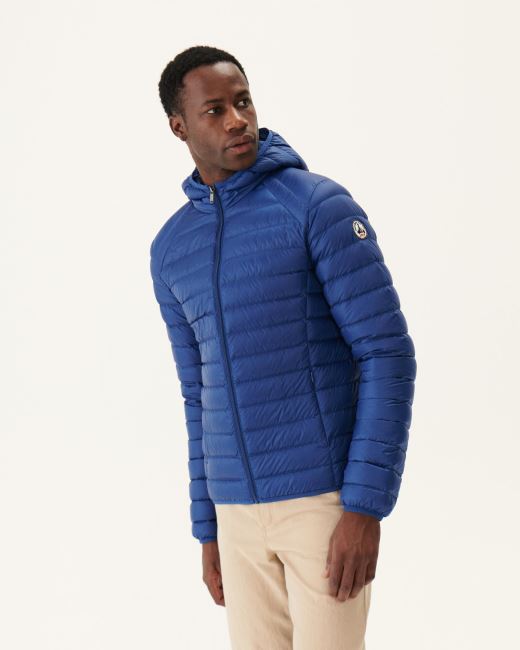 Jott Dark Denim Lightweight Down Jacket Nico