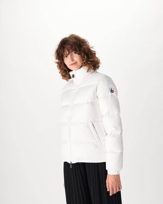 Jott Extreme Cold Quilted Down Jacket Blanc Cardiff