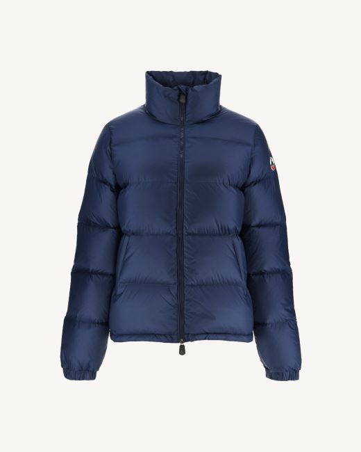 Jott Extreme Cold Quilted Down Jacket Blue Abysse Cardiff